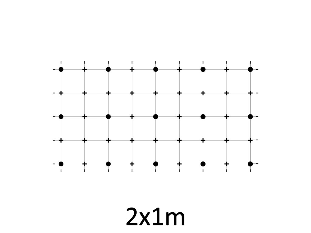 Montážní sada pro zelenou stěnu - nerez+spojky, rozteč drátů 250x250mm, průměr lanka 3mm (Rozměr 3x3m)