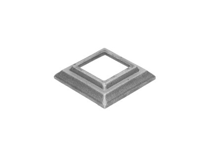Krytka kovaná 80x80x17mm s otvorem 41x41mm