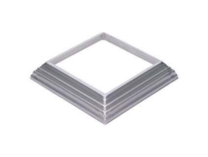Krytka plechová, 142x142x29mm, díra: 102x102mm