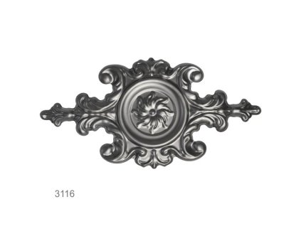 Ornament plechový 340x170mm, hr. 1mm