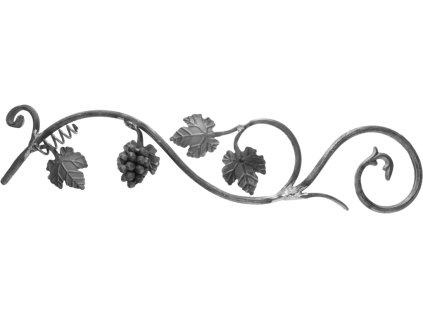 DO VYPRODÁNÍ ZÁSOB - Kovářský ornament H160mm, L800mm, průměr 14mm