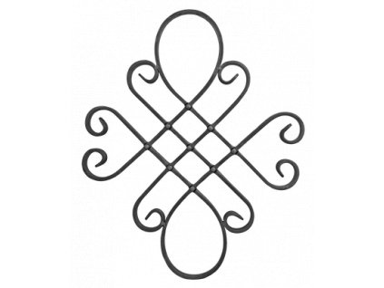 Ornament 400x410mm, 16x8mm
