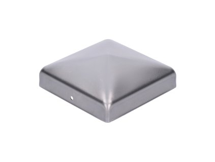 Stříška na sloupek lisovaná, bez povrchové úpravy, tl.1mm (Rozměry 100x100x1mm)