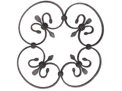 Kovářský ornament H 380 x L 380mm,10x5mm