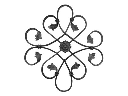 Ornament 580x510mm, profil 16x8mm (náhrada za 3326)