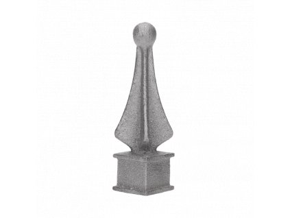 Hrot 110x35mm, podstavec 25x25mm s otvorem 17x17mm, bez povrchové úpravy