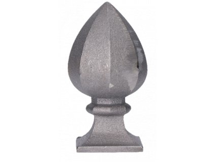 Šiška ozdobná 130mm, podstavec 58 x 58mm, dutá