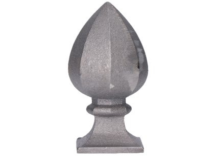 Šiška ozdobná 130mm, podstavec 58 x 58mm, dutá