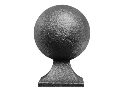 Koule ozdobná L-72mm, podstavec 40x40mm, plná