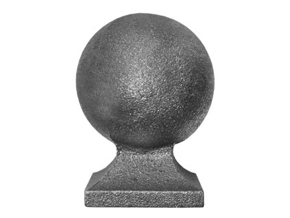 Koule ozdobná L-89mm, podstavec 58x58mm, dutá