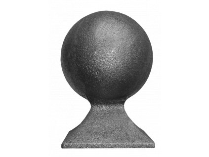 Koule ozdobná L-150mm, podstavec 100x100mm, dutá