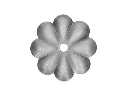 Květ průměr=90mm, tl. 3mm, otvor průměr=10mm