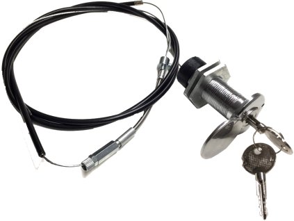 Mechan.odblok.pro sekcion.br. se zámkem a lankem s bowdenem pro motor HALO