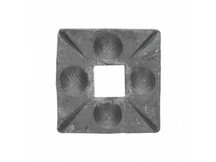Patka 70x70x8mm, otvor 21mm