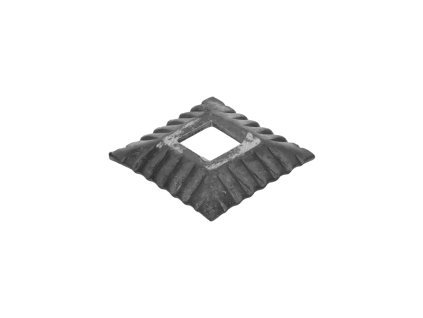 Patka 80x80x16mm, tloušťka 4mm, otvor 26x26mm