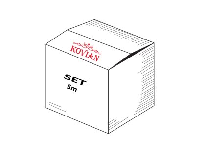 5m set pro 12,76mm sklo k hliníkovému kotvícímu profilu