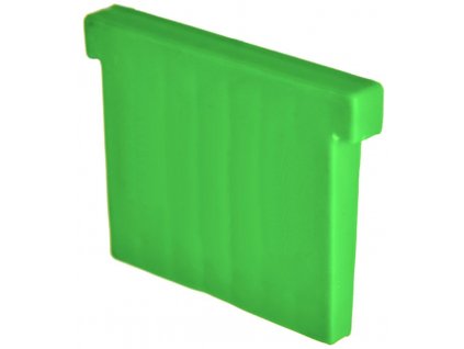 Klín plastový - zelený (sklo 12,76mm) k hliníkovému kotvícímu profilu
