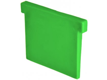 Klín plastový - zelený (sklo 20,76mm) k hliníkovému kotvícímu profilu