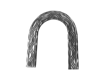 Ukončení madla 200x200mm, profil 40x8mm