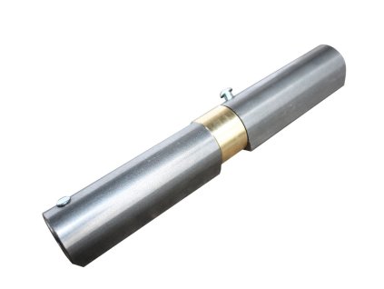 Samozavírací pant dvoudílný 165mm, navařitelný, nastavitelná síla zavírání pomocí pružiny