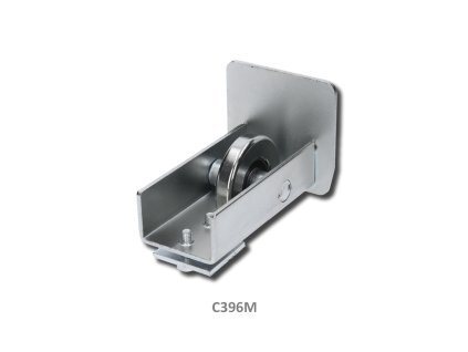 Náběhové kolečko samonosné brány pro profil 98x98mm, KVN gate systems, pozinkované