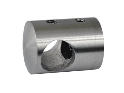 Držák tyče průměr=16mm, plochý (30x25mm), broušená nerez K320/AISI304