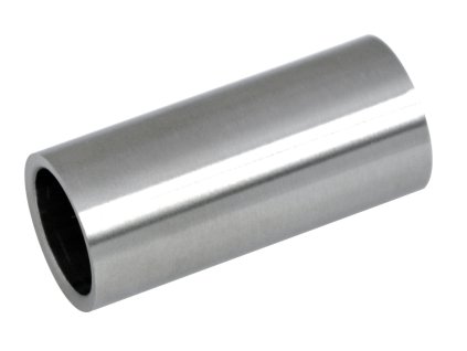 Spoj přímý, na trubku průměr 14mm, dutý materiál, broušená nerez K320/AISI304