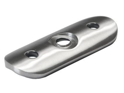 Dopojovací deska rovná na trubku o průměru 33,7mm, broušená nerez K320/AISI304