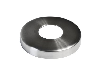 Kryt příruby (průměr=85mm) na trubku průměr=33,7mm (otvor pr. 34mm), broušená nerez K320/AISI304