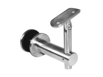 Držák madla s kloubem na trubku průměr=42,4mm, broušená nerez K320/AISI304