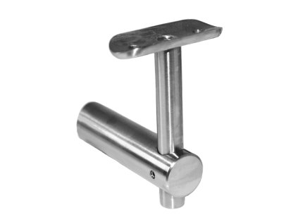 Držák madla pevný na trubku průměr=42,4mm, broušená nerez K320/AISI304