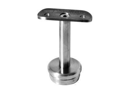 Držák madla pevný na trubku průměr=42,4mm (77x64mm), broušená nerez K320/AISI304