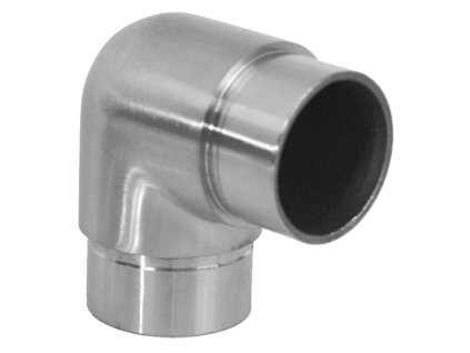 Spojka oblouková 90° na trubku o průměru 42,4mm, broušená nerez K320/AISI304