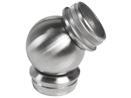 Spojka nastavitelná s kloubem (90° - 180°) na trubku o průměru 42,4mm, broušená nerez K320/AISI304