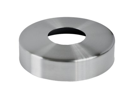 Kryt příruby (průměr=109/27mm) na trubku průměr=42,4mm (otvor průměr=43mm), broušená nerez K320/AISI304