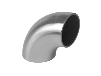 Spoj-koleno 90° (k navaření) průměr 42,4mm, broušená nerez K320/AISI304