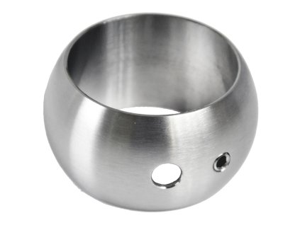 Spojka - napájecí (průměr 55mm / M6 / M10), na trubku o průměru 42,4mm, broušená nerez K320/AISI304