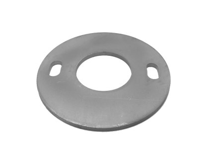 Kotvící plotna (průměr=100mm) na trubku průměr=42,4mm (otvor průměr=42,5mm), bez povrchové úpravy /AISI304