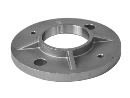 Příruba na trubku o průměru 48,3mm (průměr 120/8,8mm), broušená nerez K320/AISI304