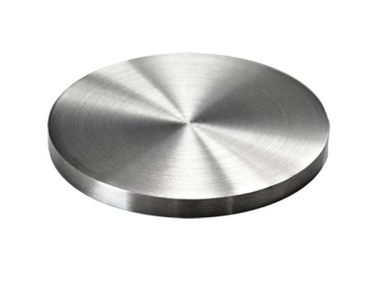 Ukončení-krytka (průměr 42,4mm/tloušťka 4mm), broušená nerez K320/AISI304