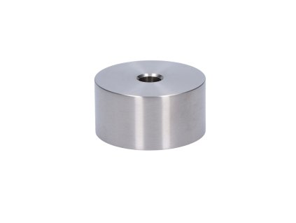 Přechod na vymezení vzdálenosti, průměr=50mm /průměr=10mm /L: 25mm, broušená nerez K320/AISI304, bal: 1ks