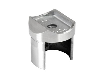 Přechod (průměr 42,4x1,5mm) na madlo 666.802.826 a trubku o průměru 42,4mm, lepený spoj, broušená nerez K320/AISI304