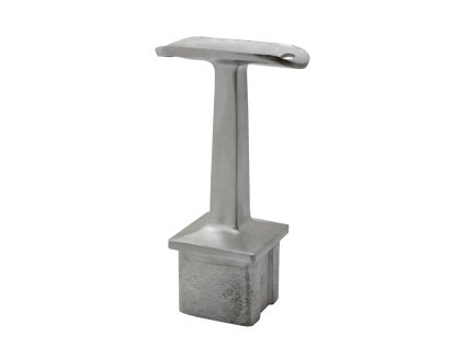 Držák madla pevný na trubku průměr=42,4mm (66x82mm), broušená nerez K320/AISI304