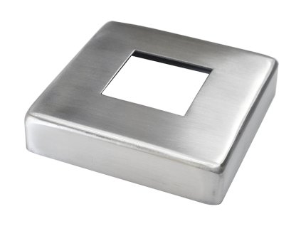 Kryt desky (96x96mm), otvor: 40.5x40.5mm, broušená nerez K320/AISI304