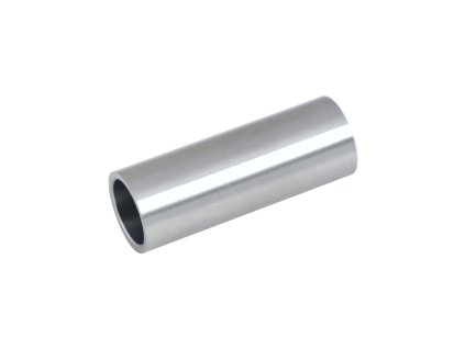 Přechod na vymezení vzdálenosti mezi sloupem (plochý) a kotevní deskou, průměr=20x2,0mm /L:55mm, bez vnitřního šroubu, broušená nerez K320 / AISI304, bal: 1ks