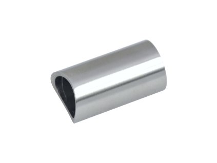 Přechod na vymezení vzdálenosti mezi sloupem průměr=42,4mm a kotevní deskou, průměr=20x2,0mm /L:35mm, bez vnitřního šroubu, broušená nerez K320 / AISI304, bal: 1ks