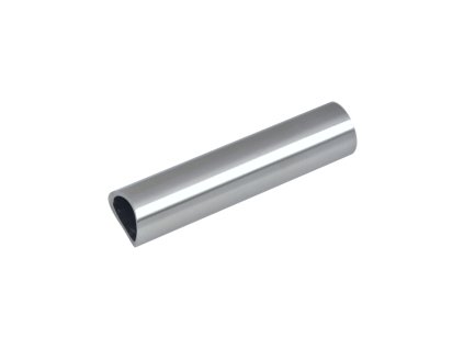 Přechod na vymezení vzdálenosti mezi sloupem průměr=42,4mm a kotevní deskou, průměr=20x2,0mm /L:85mm, bez vnitřního šroubu, broušená nerez K320 / AISI304, bal: 1ks