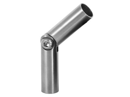 Spoj nastavitelný průměr 12mm (0-60 °) s kloubem, broušená nerez K320/AISI316