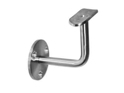 Držák madla na stěnu na trubku průměr=42,4mm, broušená nerez K320/AISI316