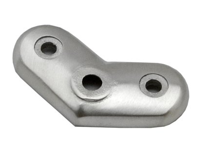 Dopojovací deska (úhel 45°) na trubku o průměru 42,4mm, broušená nerez K320/AISI316